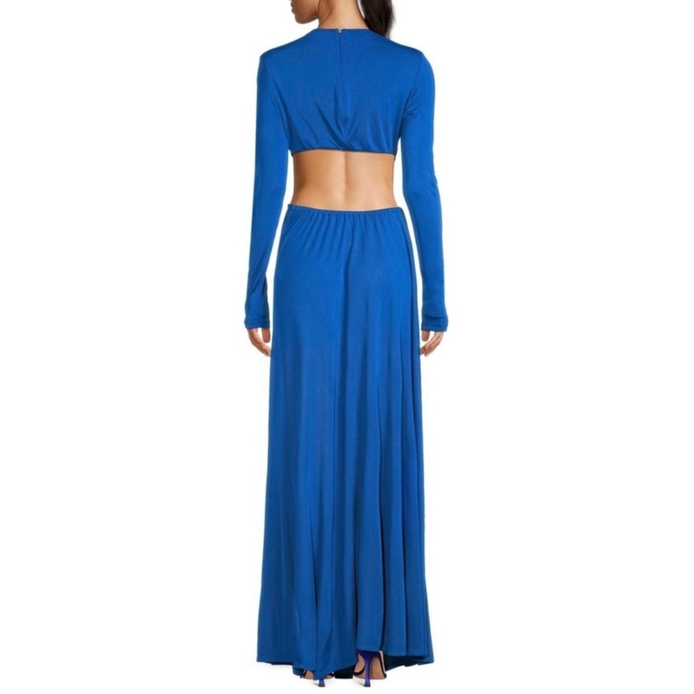 FARM Rio Cutout Sheath Column Silhouette Maxi Dress NWT XXS Cobalt Blue - Picture 2 of 12